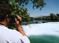 Další den u vodopádů na řece Manavgat.